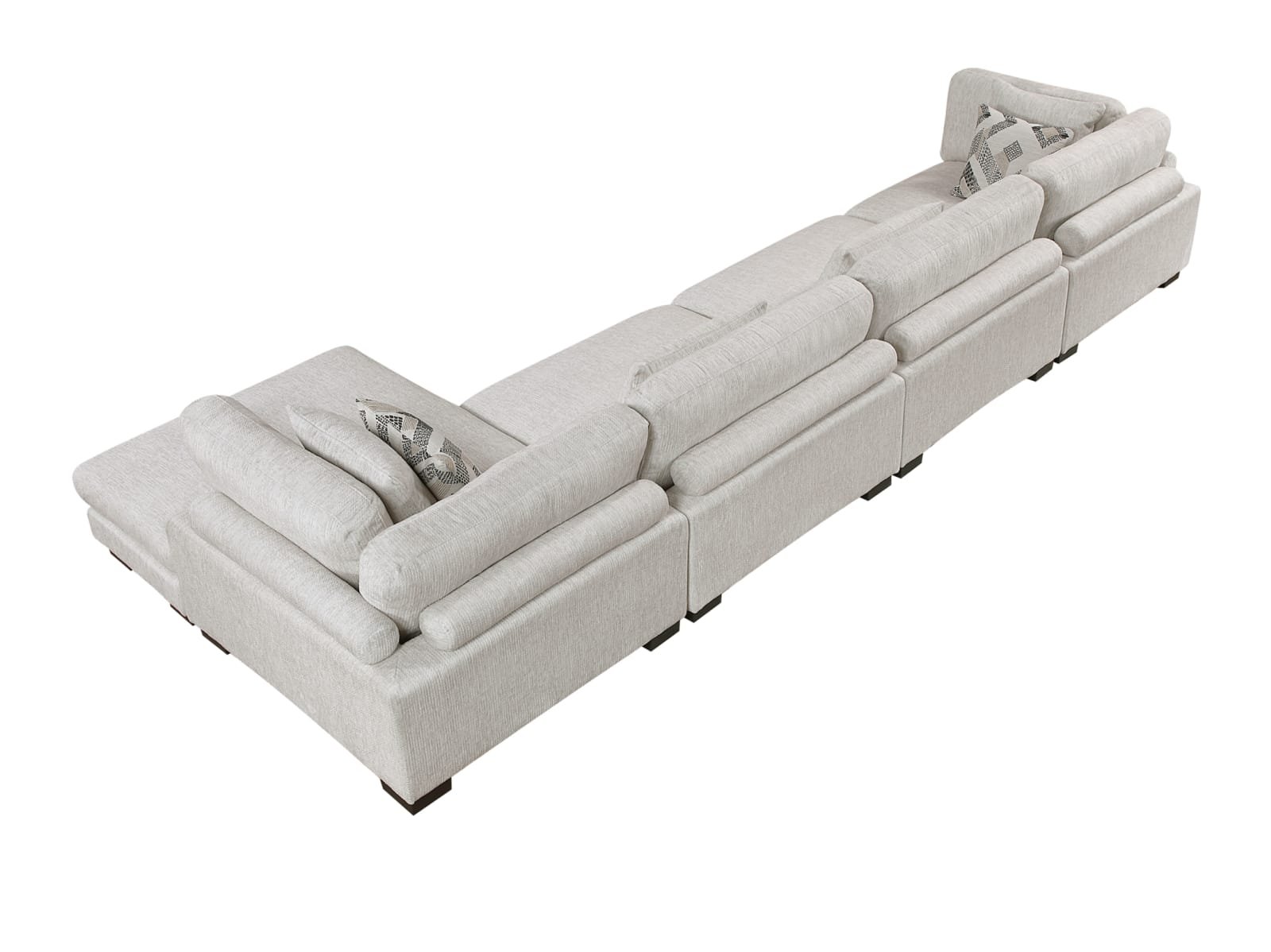 Tinsley 4 Pc. Double Armless Chair Sectional - Image 5