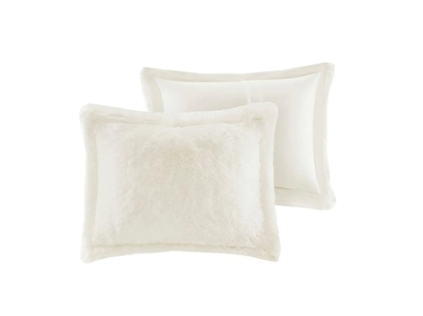 Malea Faux Fur Duvet Cover Set - Image 4