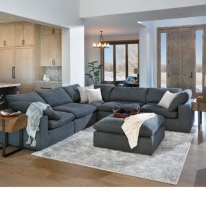 Luscious 6 Pc. U Sectional