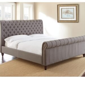 Brittany Upholstered Sleigh Bed