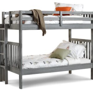 Dove Twin-Twin Bunk Bed with Ladder