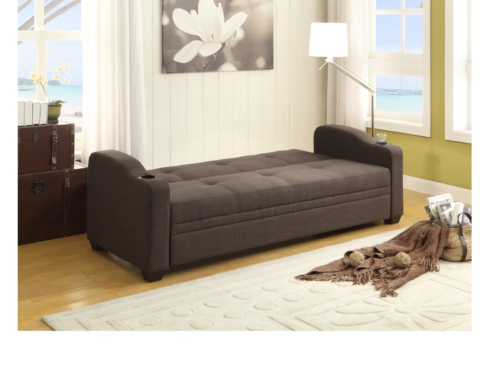 Perivale Fabric Futon - Image 3
