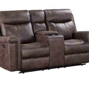 Quintz Reclining Console Loveseat