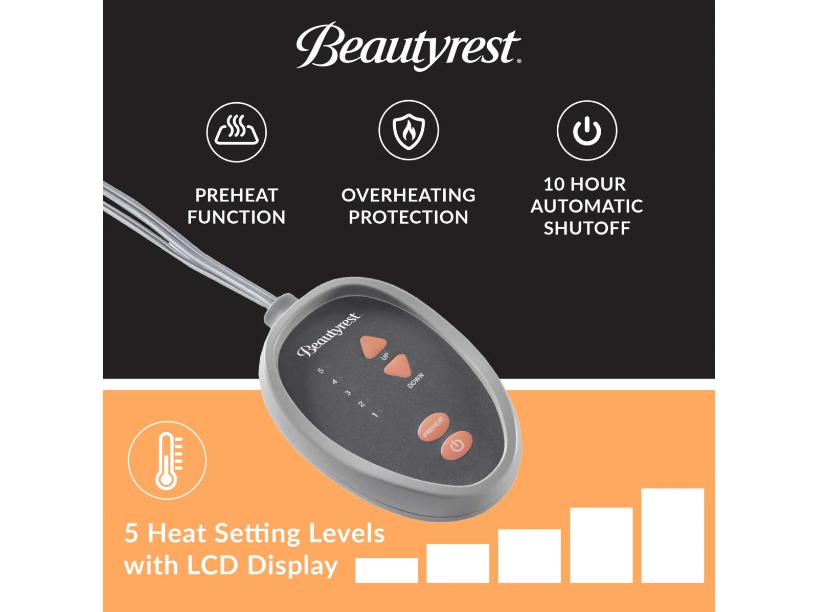 Cotton Blend Heated Mattress Pad - Image 7