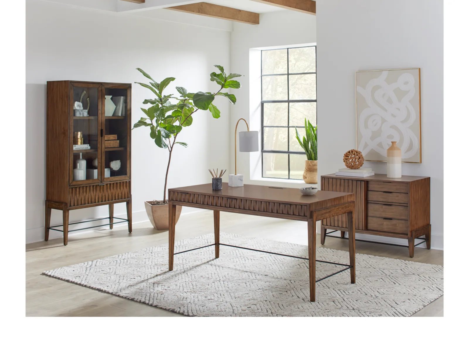 Justena Bookcase Display Cabinet - Image 10