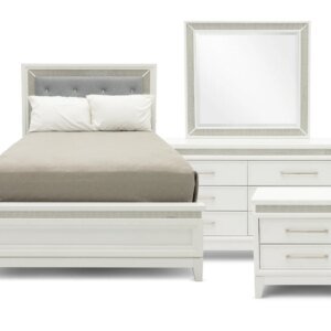 Glamour 4 Pc. Bedroom Set