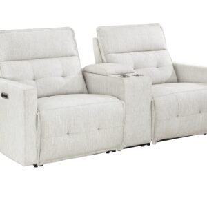 Icehouse 3 Pc. Power Reclining Loveseat w/ Console