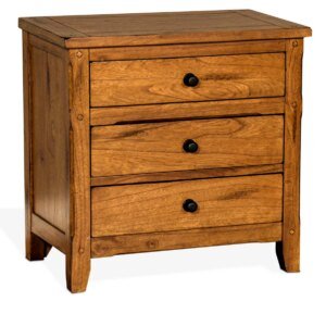 Royal Oak 3 Drawer Nightstand