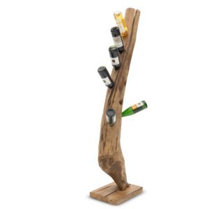 Teak Root Wine Rack