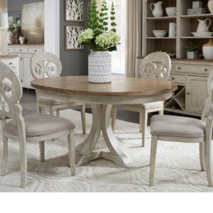 Farmland 5 Pc. Oval Dining Room Set w/ Scroll Back Chairs