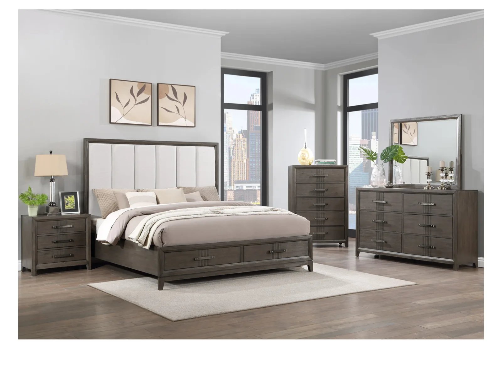 Ladsen Upholstered Storage Bed - Image 4