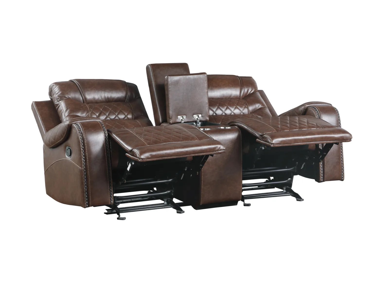 Geoffery Reclining Console Loveseat - Image 3