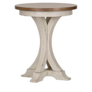 Farmland Round Chairside End Table