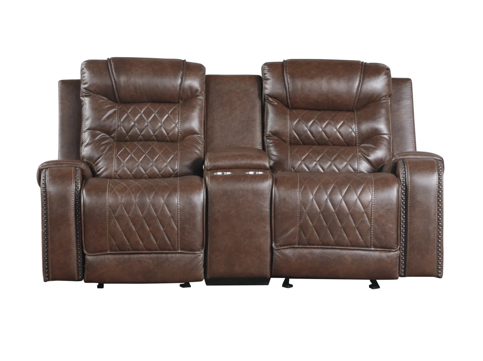 Geoffery Reclining Console Loveseat - Image 2