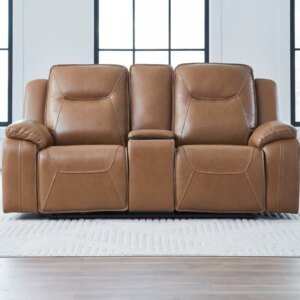 Camdenton Leather Power Reclining Loveseat