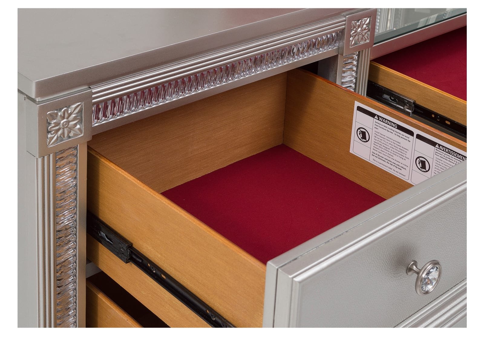 Sorrel Vanity Dresser with Mirror - Image 8