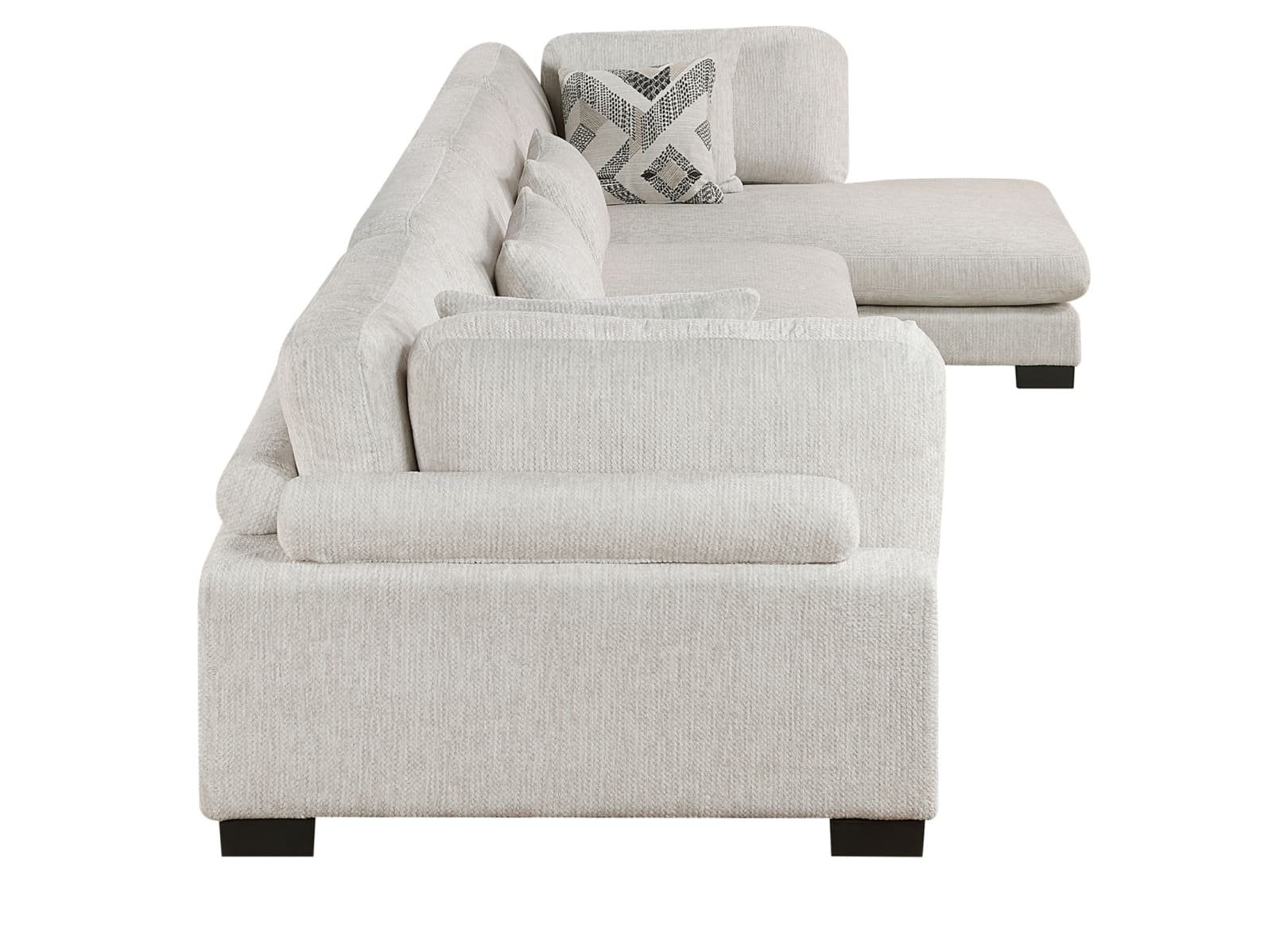 Tinsley 4 Pc. Double Armless Chair Sectional - Image 4