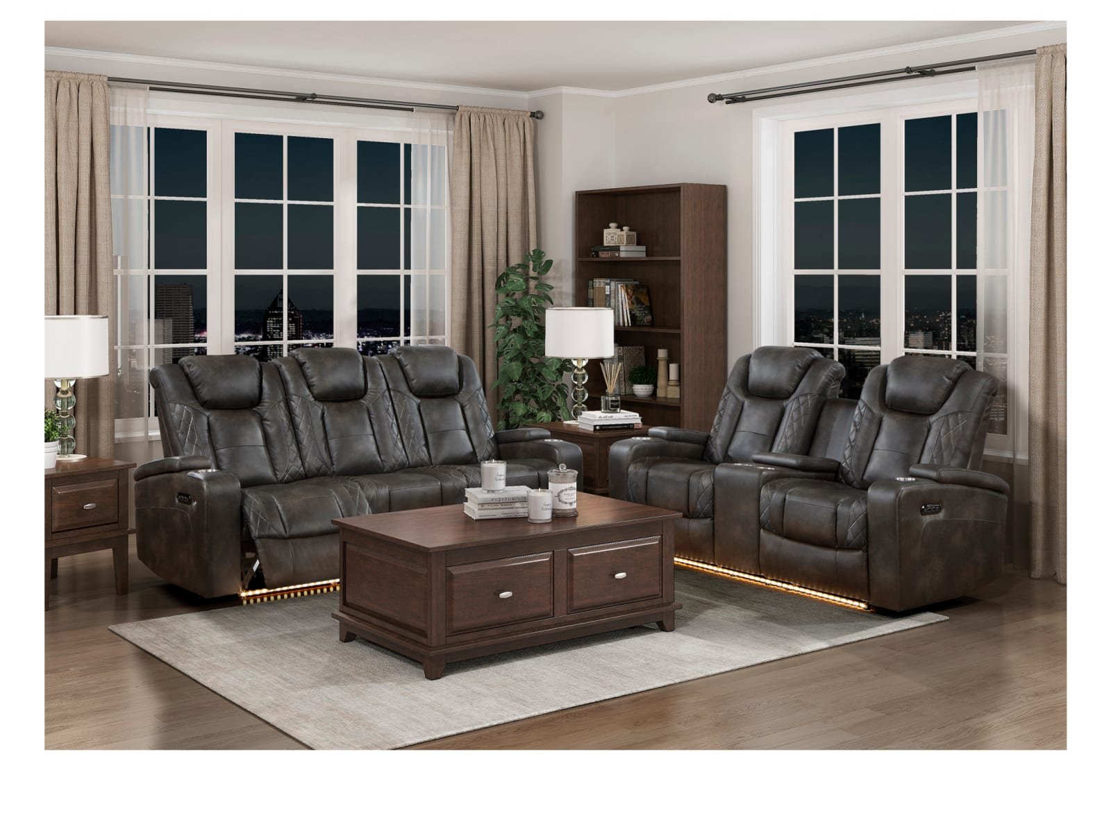 Meteorite Reclining Loveseat - Image 11