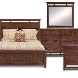 Wolf Creek Panel Storage 4 Pc. Bedroom Set