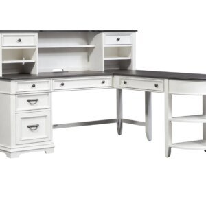 Calument 2 Pc. L Desk/Hutch Set