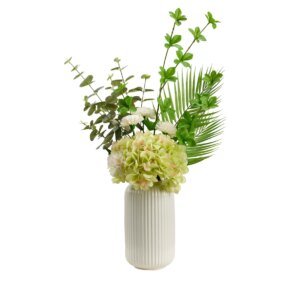 Hydrangea in Ceramic Pot Vase