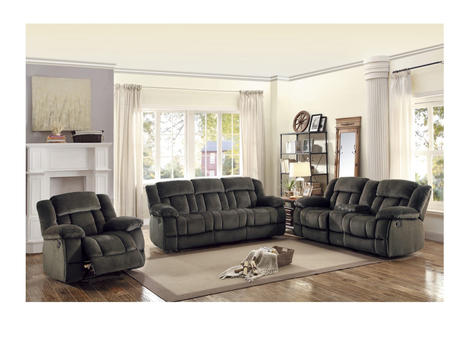Crossjack Reclining Loveseat - Image 8