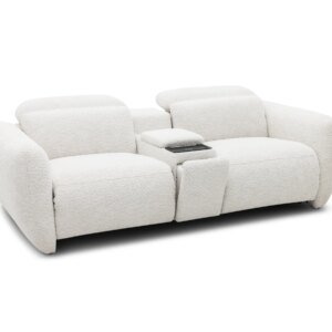 Blanca Power Reclining Console Loveseat