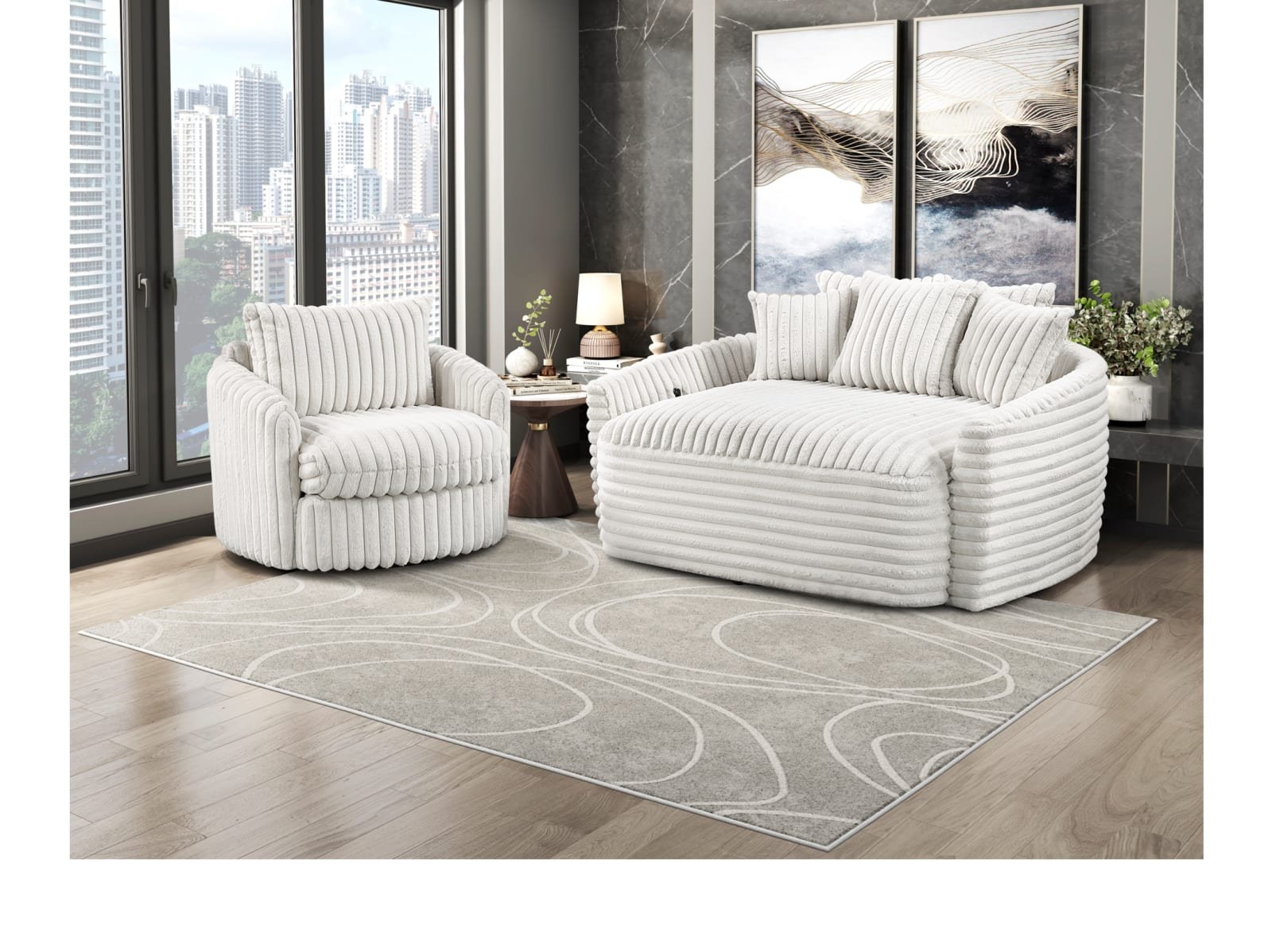 Fellton Oversized Chaise Lounge - Image 3