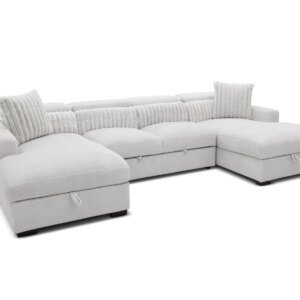Roxy 3 Pc. Double Chaise Sectional