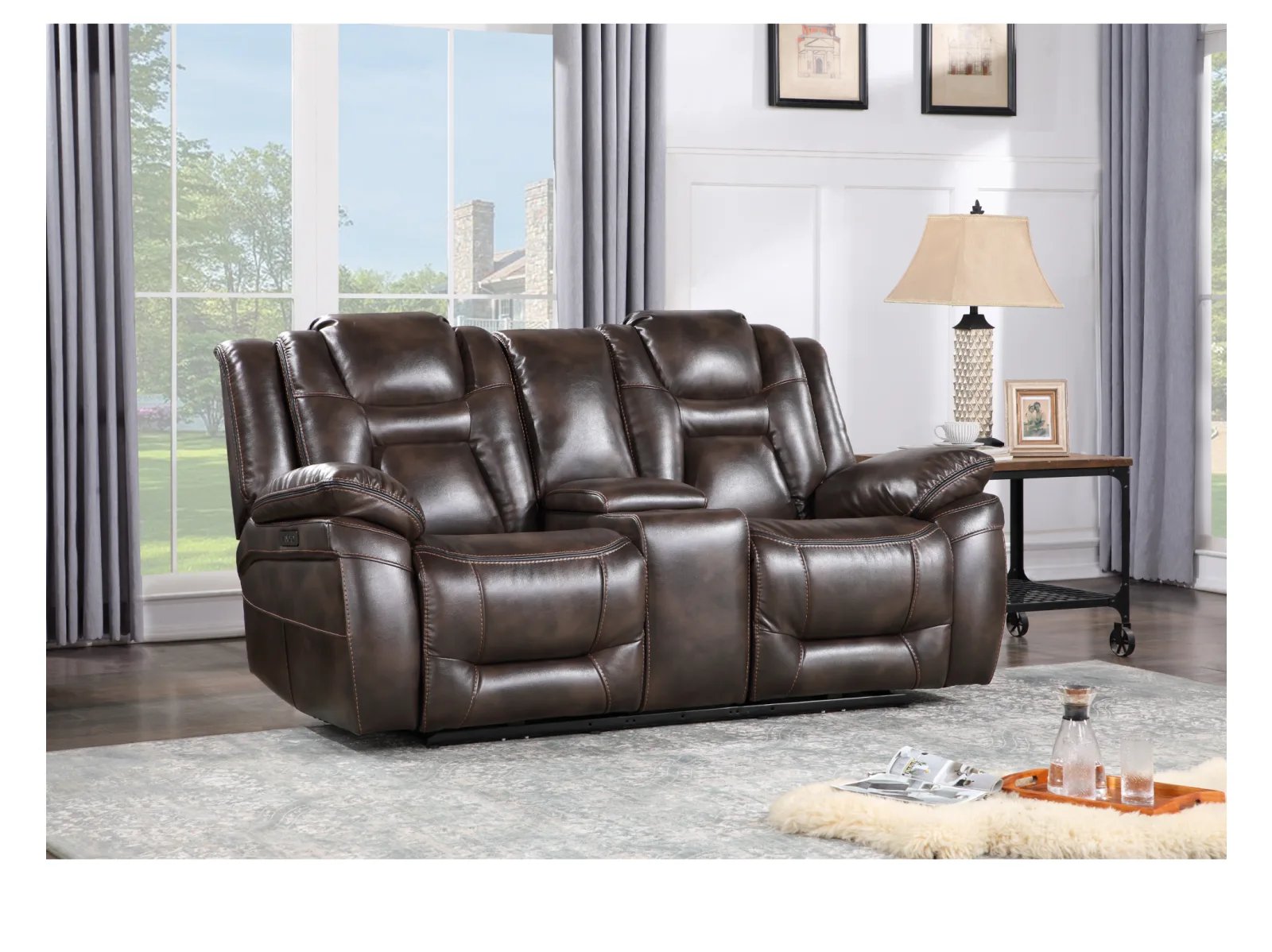 Dwayne Power Reclining Loveseat
