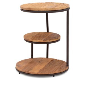 Multiple Shelf End Table