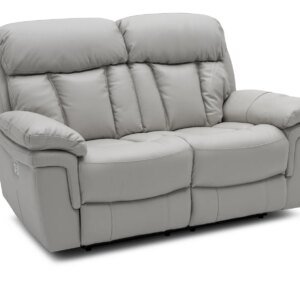 Concord Leather Power Reclining Loveseat