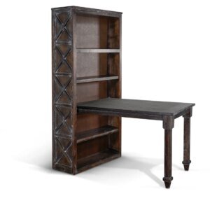 Soldotna Desk w/ Bookcase