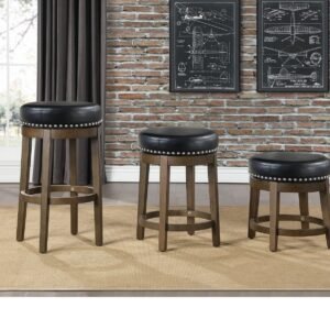 Coring Round Swivel Bar Stool