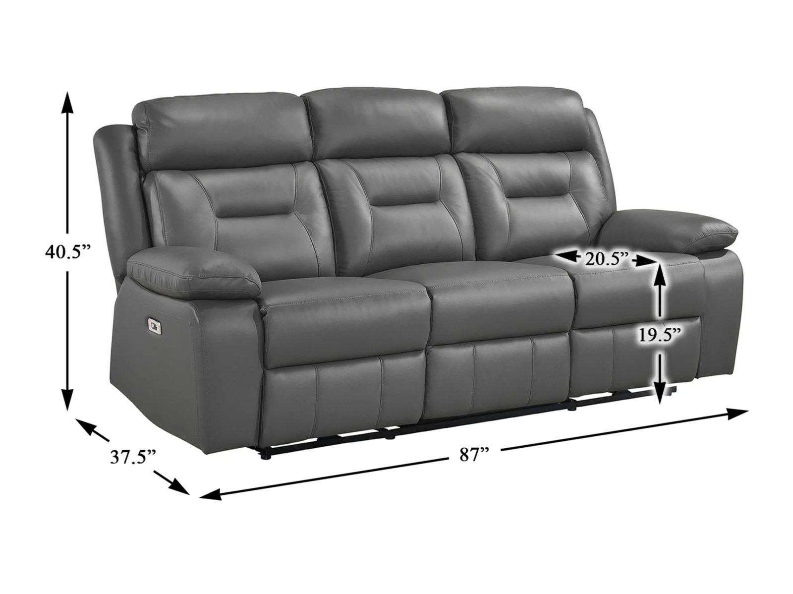 Leander Power Reclining Sofa - Image 6
