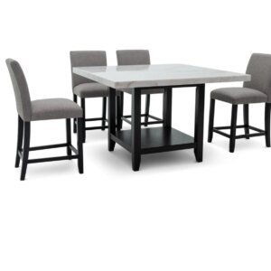 Ivory 5 Pc. Counter Height Set