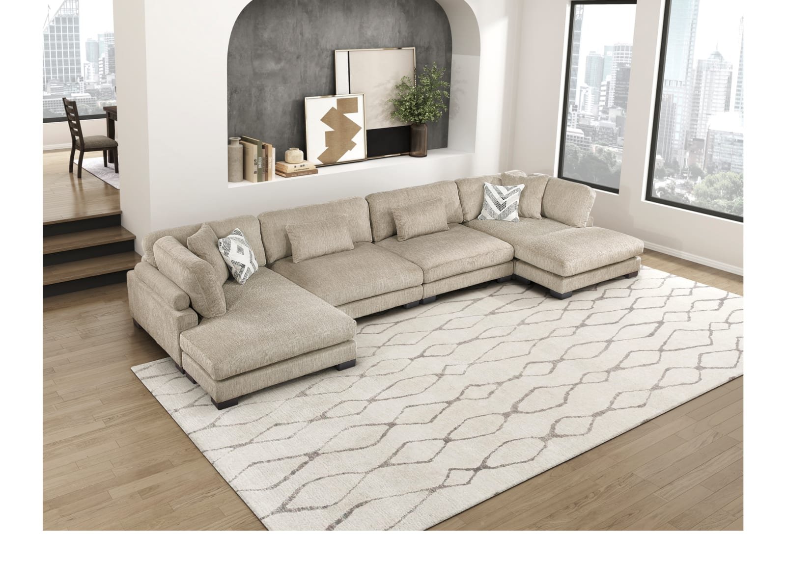 Tinsley 4 Pc. Double Chaise Sectional - Image 15