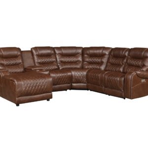 Geoffery 6 Pc Power Chaise Reclining Sectional