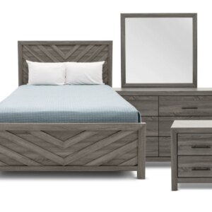 Chevron 4 Pc. Queen Bedroom Set