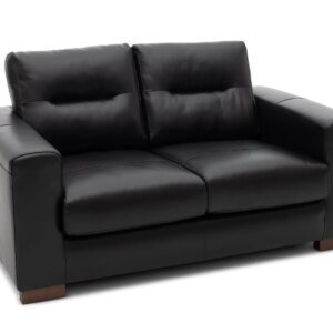 Ledger Leather Loveseat