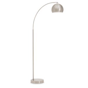 Nickel Arc Floor Lamp