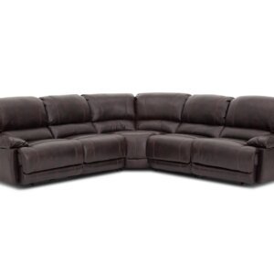 Elevations 5 Pc. Vegan Leather Reclining Sectional