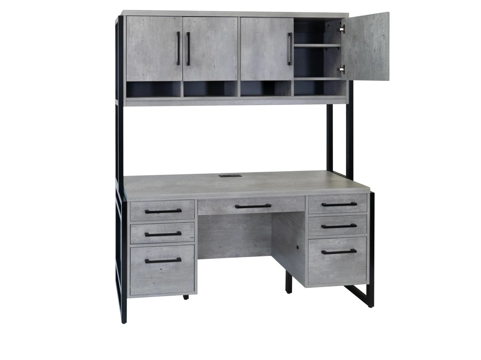 Massard 2 Pc. Credenza and Hutch - Image 2