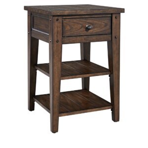 Lake Ozark Drawer Chairside End Table