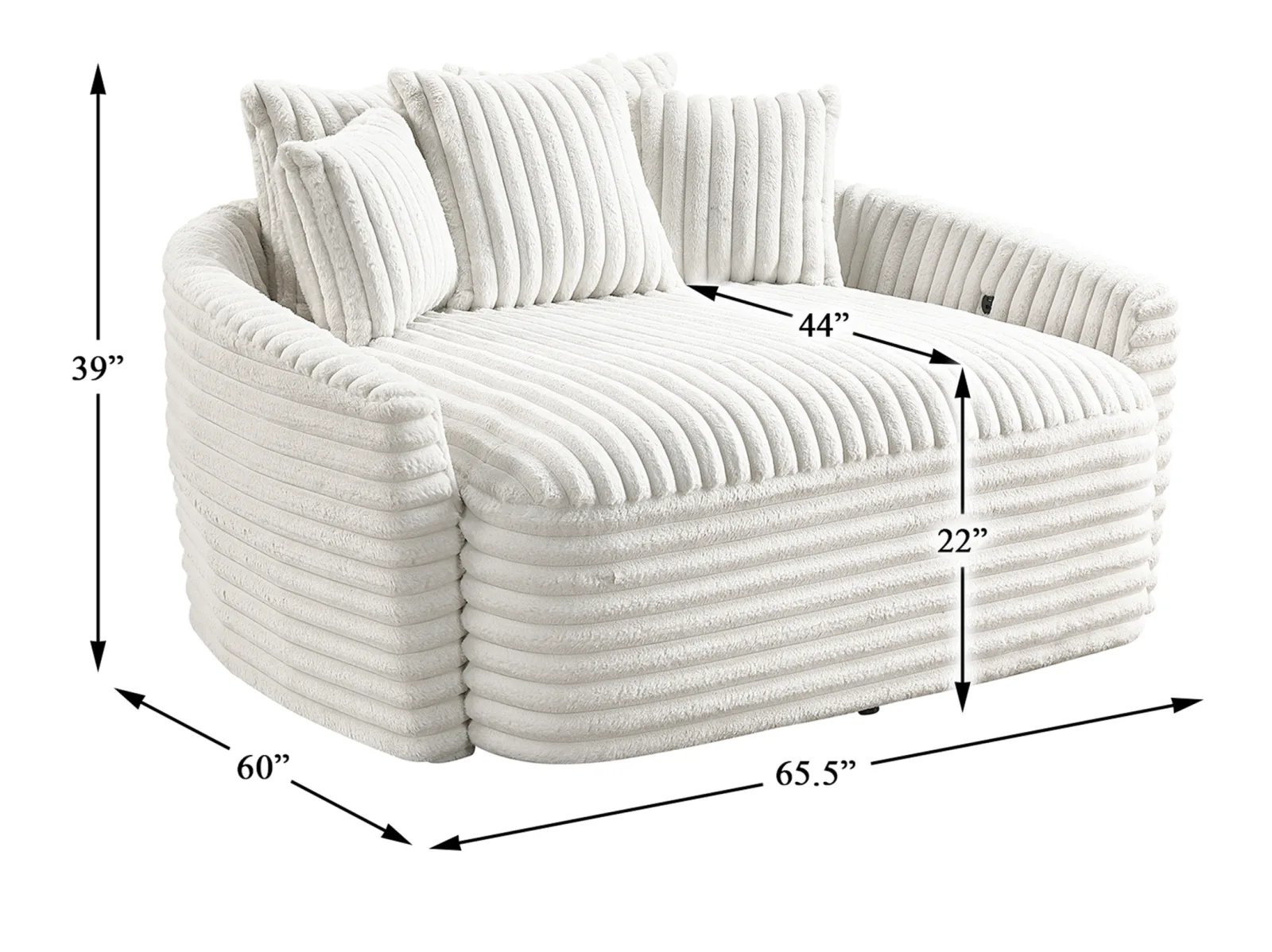 Fellton Oversized Chaise Lounge - Image 11