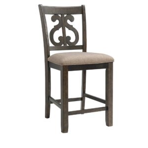 Stanford 24" Scroll Bar Stool