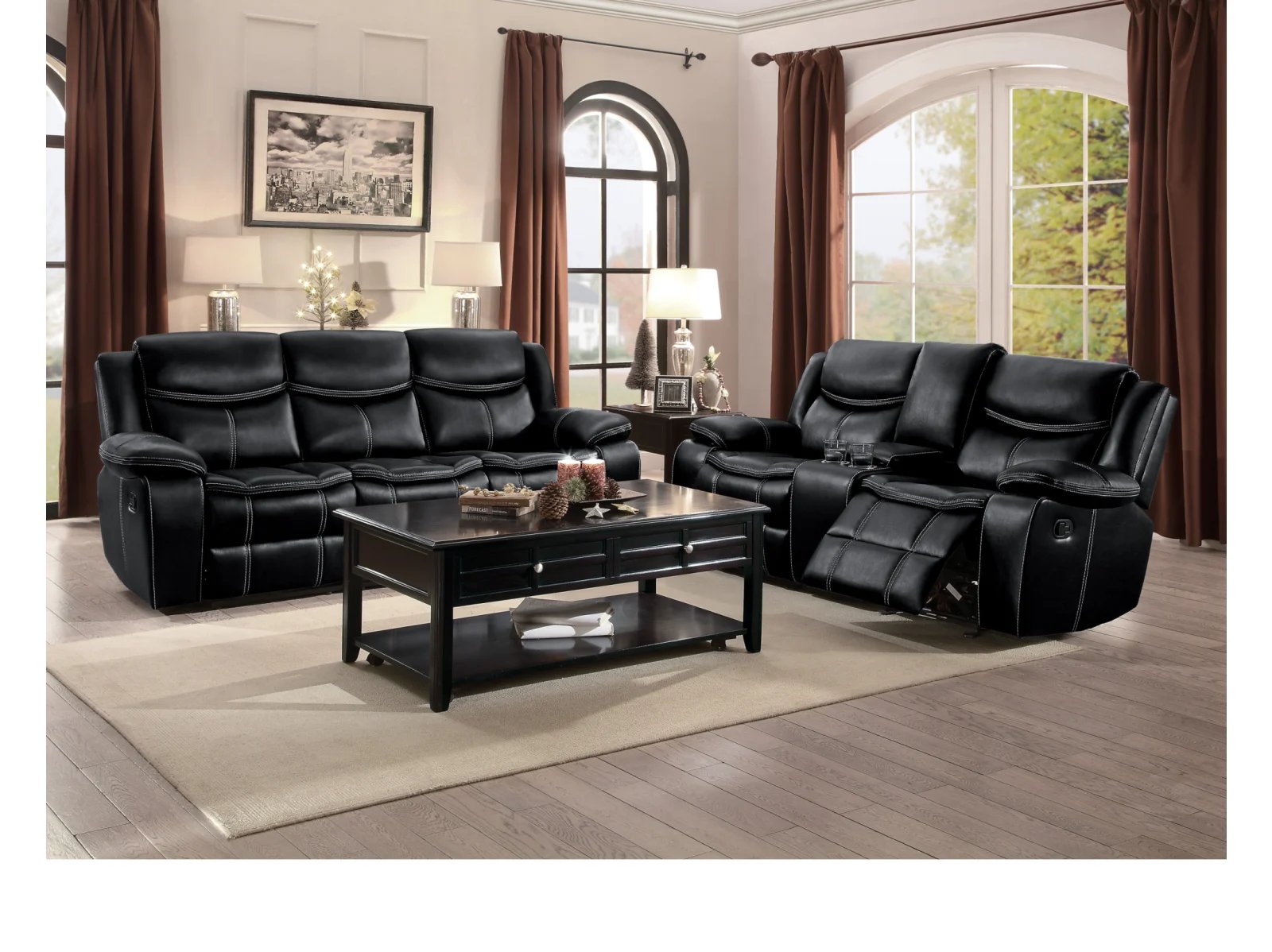 Aram Reclining Loveseat - Image 4