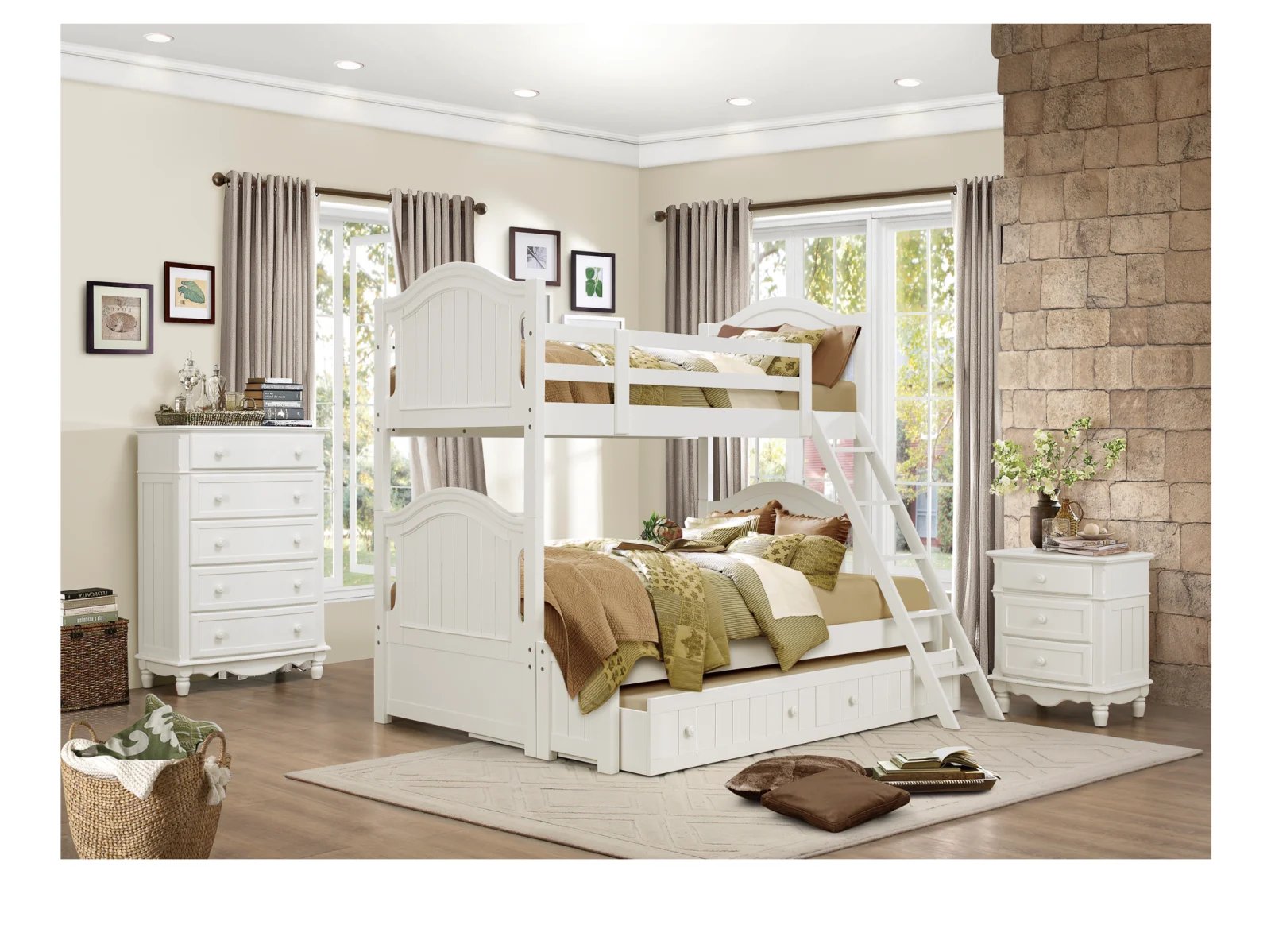 Zori Bunk Bed with Trundle - Image 3
