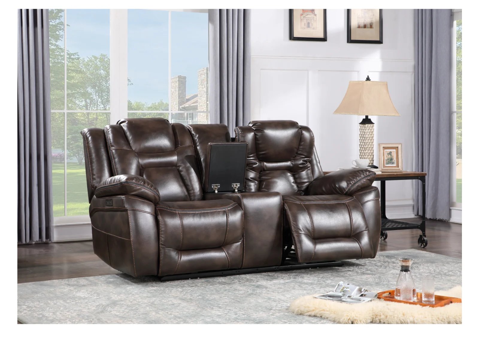 Dwayne Power Reclining Loveseat - Image 10