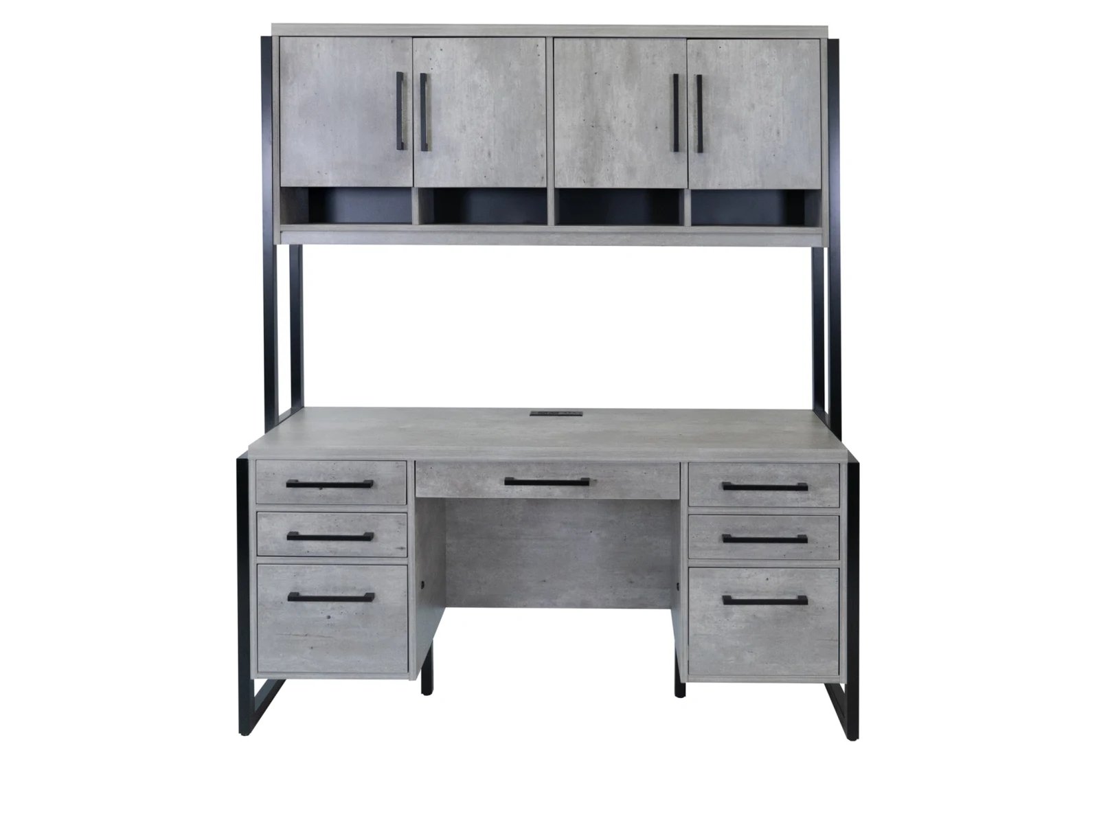 Massard 2 Pc. Credenza and Hutch - Image 3